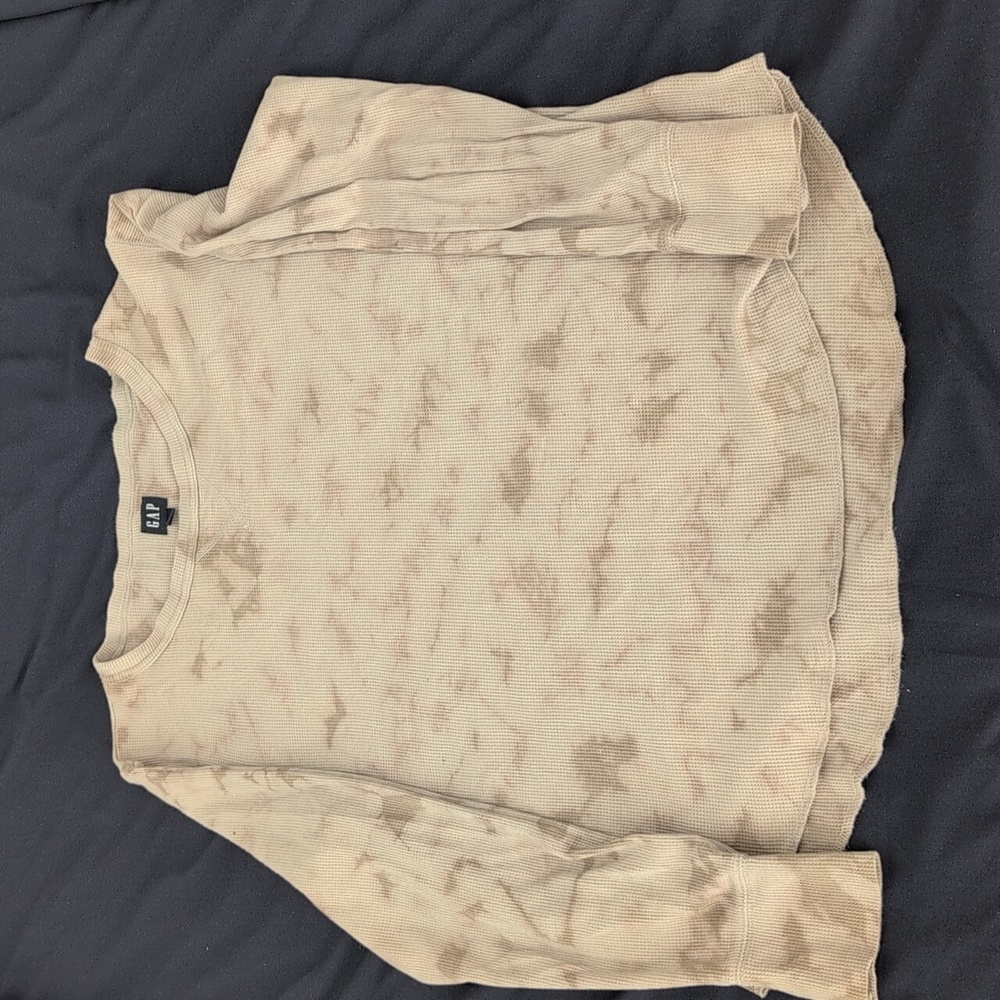 GAP Waffle Tie Dye Thermal